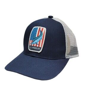 Magellan Outdoors Fishing Snapback Hat Adjustable Trucker Mesh Sailfish USA